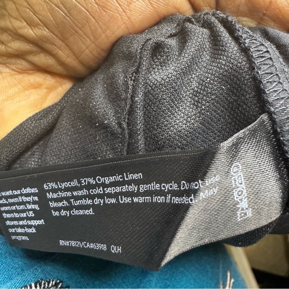 Eileen Fisher Tencel Organic Linen Slub Jumpsuit - Picture 7 of 8